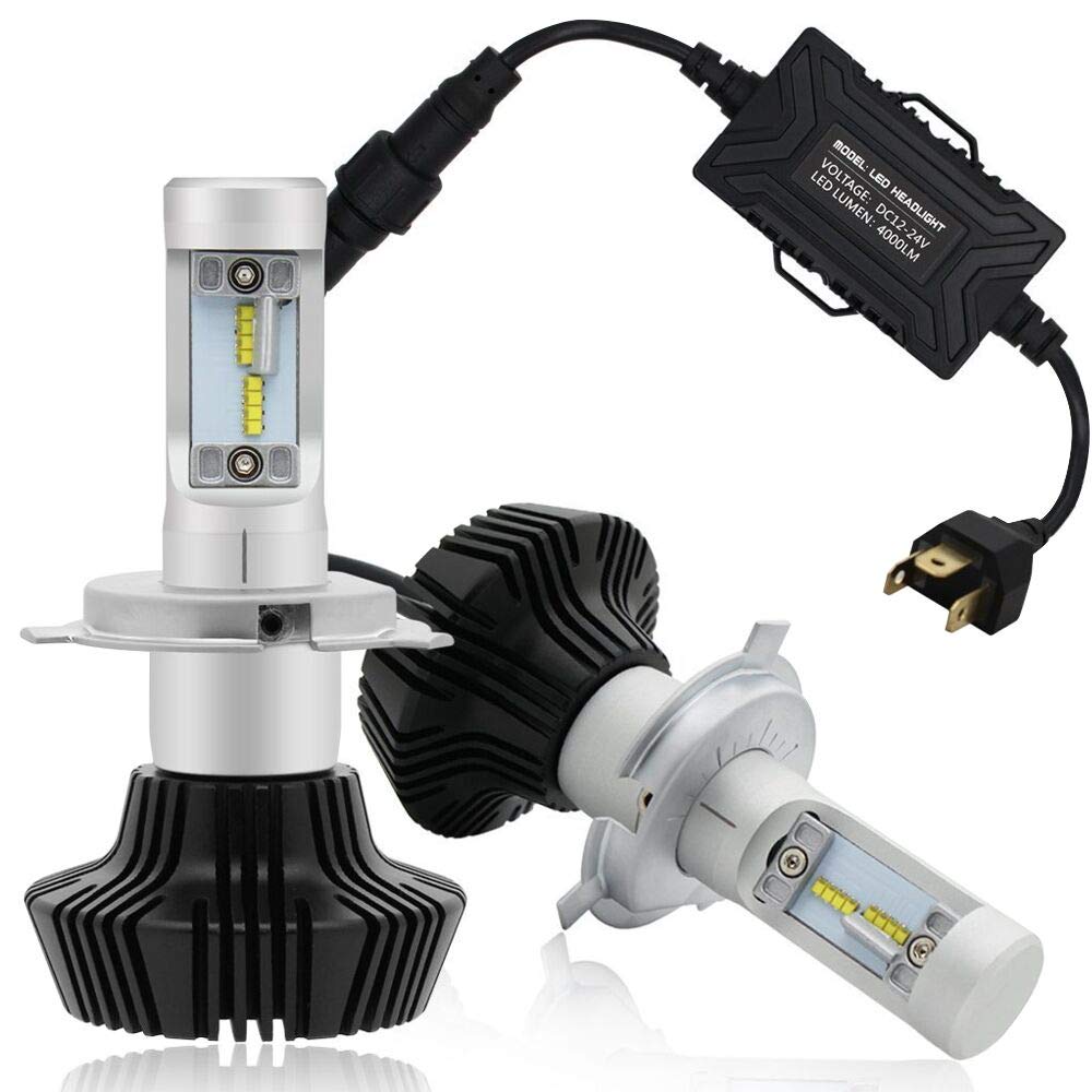 Autofeel LED Headlight H4 6500K Driver Unit Model 5 Year Warranty Vehicle Inspection Compliant White [Genuine Product] DC12-24V 7HL-H4W-PHI-4000LM_BK