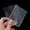 5Pcs Hard Plastic Trading Card Sleeves, Waterproof Sports Card Protectors,Standard Size Game Card Album Pages, Collectible Photo