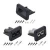 Mounting Bracket Panel Cover for Caravans Campers 50 Amp Connector Plug Kit