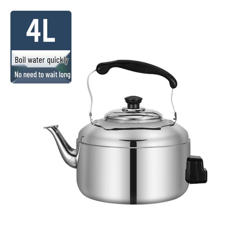 Електричний чайник з нержавіючої сталі великої місткості - Швидке закипання для комерційного та домашнього використання