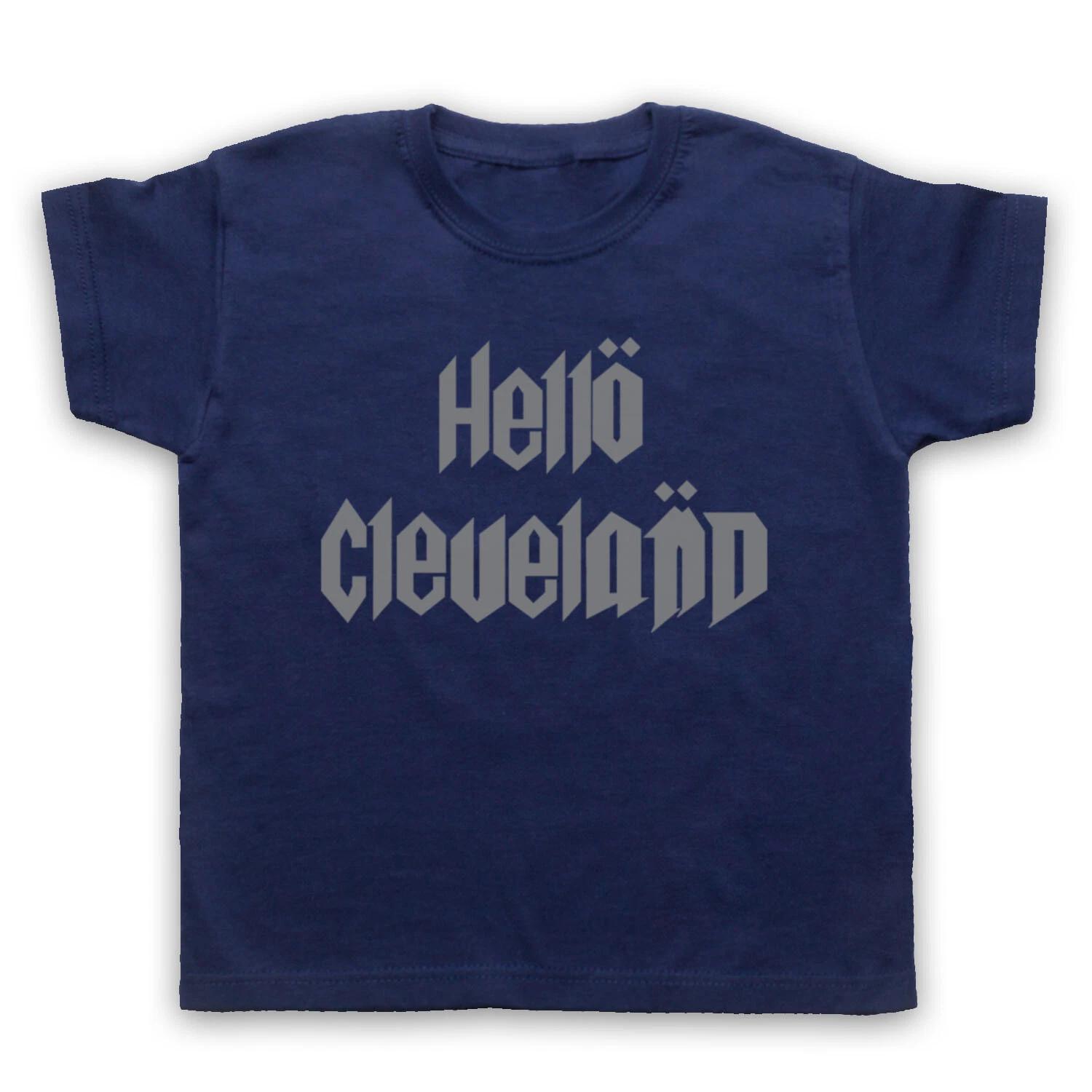 HELLO CLEVELAND THIS IS SPINAL TAP UNOFFICIAL ROCK BAND KIDS CHILDS T-shirt 130
