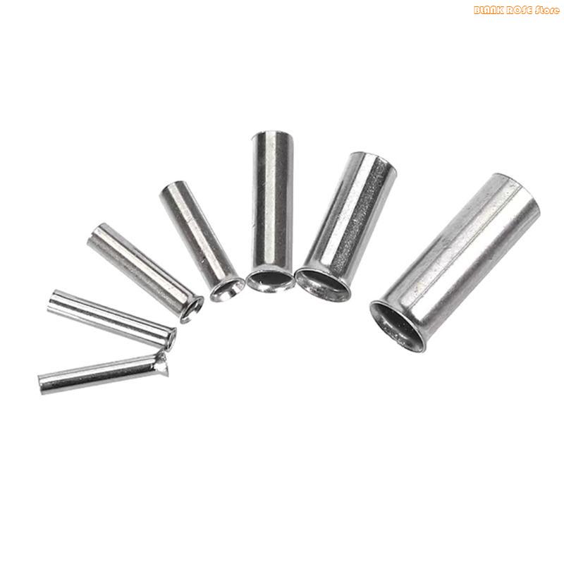 K1AE Pack of 600 Wire End Ferrules Assortment Copper Wire End Ferrules set Uninsulated Cable Sleeves for Wire Connection