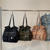 Simple Nylon Bag For Women With Soft Structure And Multiple Compartments For Everyday Carry