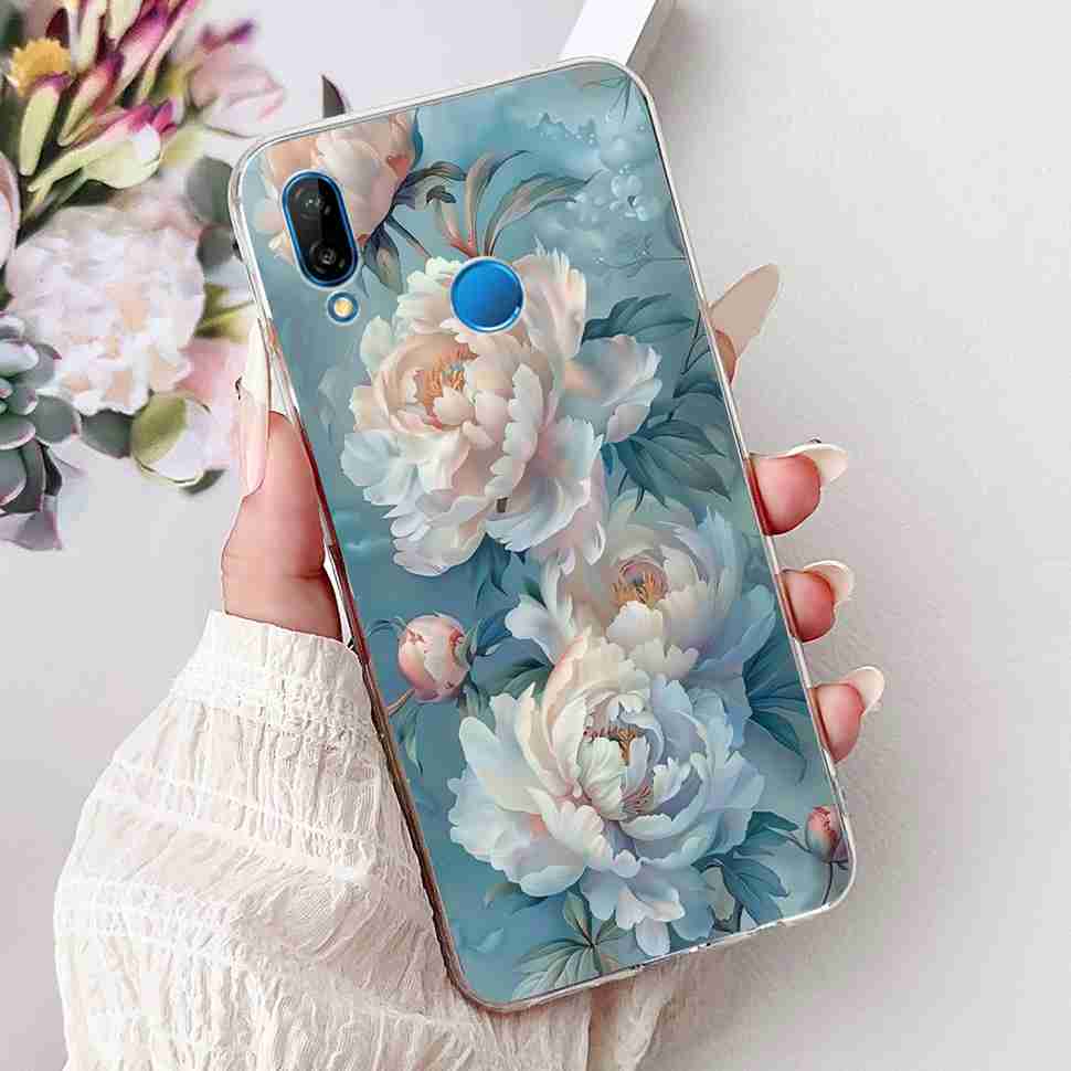 Protective Cases For Huawei P20 Lite ANE-TL00 Case New Cartoon Cat Print Silicone TPU Cover For Huawei P20 Lite ANE-LX1 Shell