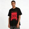 2026 Happy New Year Red Print Casual Loose Fit Top Pure Cotton T-shirt