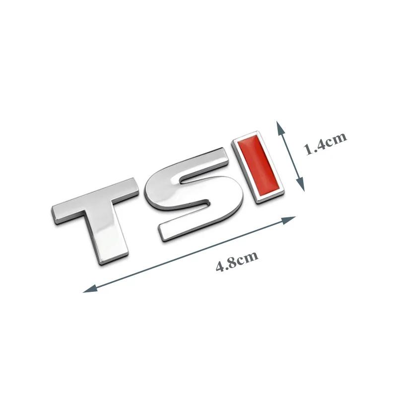 Metal Letters For Car Volkswagen Golf 7 TSI VW Jetta Polo 5 6 Tiguan Passat MK7 MK6 TSI Logo Emblem Sticker Trunk AccessoriesNB9