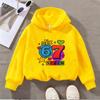 Kids Christmas Sweatshirt 67 Years Old Boys Girls Colorful Number Print Long Sleeve Holiday Casual Pullover Top