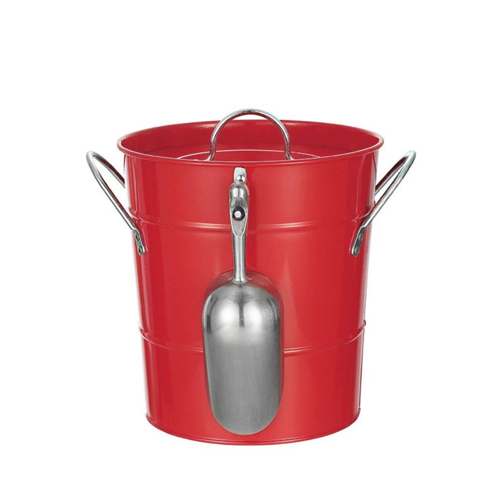 3500ml Beer Chiller Bin Galvanized Iron Beer Cooler Bucket Retro Ice Bucket Champagne