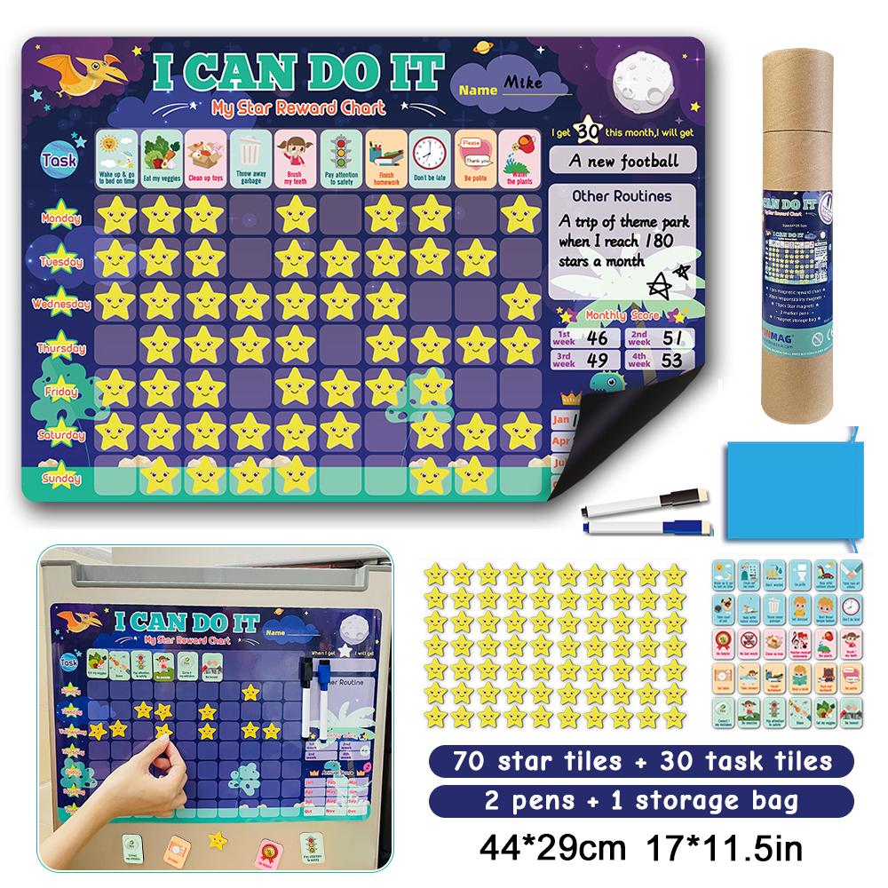 

Детская магнитная таблица наград, наклейки на холодильник, поведение/звезда/доска по дому, хорошие привычки для развития ребенка, расписание, образовательная игрушка