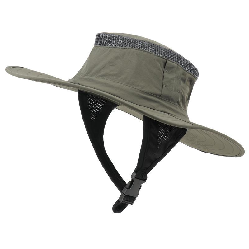 

New Men s and Women s Outdoor Sunscreen Cap Glasses Frame Sun Hat Waterproof UV Resistant Cowboy Trekking Bucket Hat One size fits all армія зелений колір