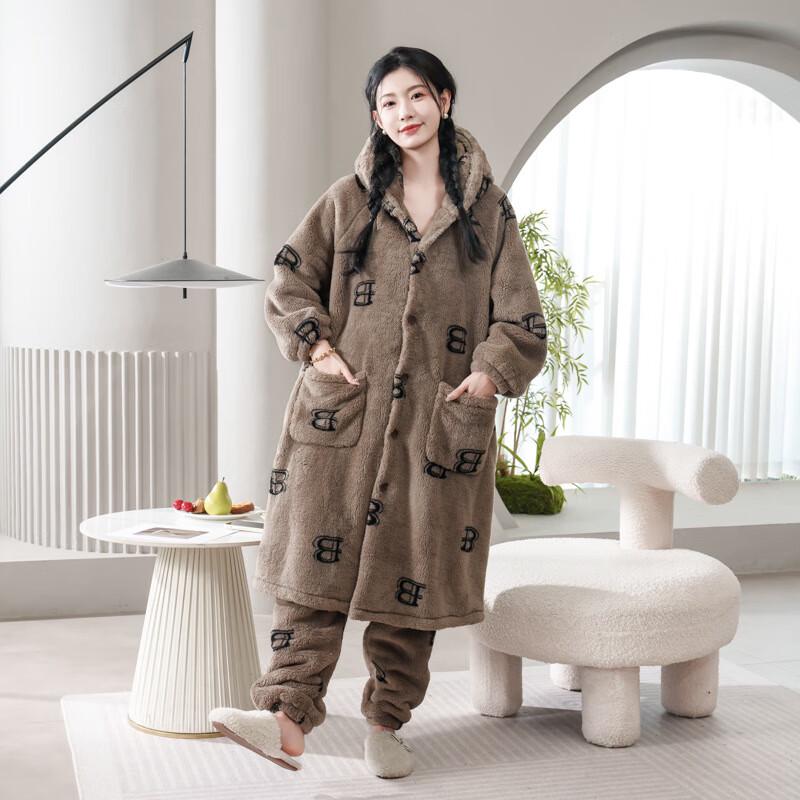 Women's Hooded Fleece Loungewear Set