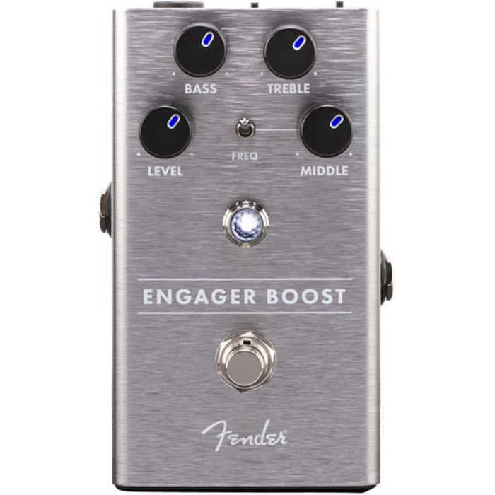Pédale d'effet - Fender - Engager Boost - Boost 20 dB - Égaliseur 3 bandes - True Bypass