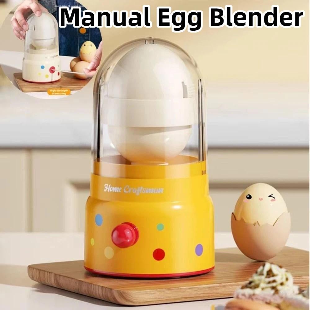 Golden Egg Manual Egg Shake Portable Egg Scrambler Egg Yolk Mixer Egg White Hand Mixer  Egg Tools