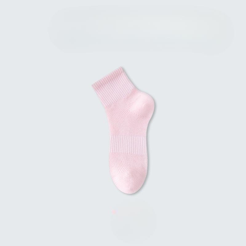 Female Summer Mesh Thin Pure Cotton Bacteriostatic Breathable Tube Socks