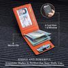 Carbon Fiber RFID Leather Wallet: Multi-Card Slot, Money Clip, Coin Purse, Anti-Theft, Men's Card Holder.