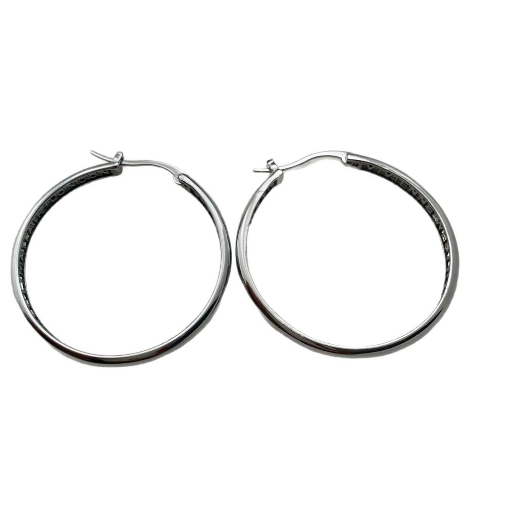 Fashion Versatile Style Circle Simple Temperament Earrings Versatile Premium Sense Simple Retro Earrings
