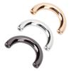 20 Set U-Ringe Metallbogenbrücke Tasche Handtasche Aufhängungsverschluss Kette Riemenverbinder Schnallen Leder