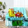 Coperta stampata a tema Numberblocks - Perfetta per divano, letto, viaggi e uso all'aperto | Lavabile in lavatrice, accogliente e resistente.