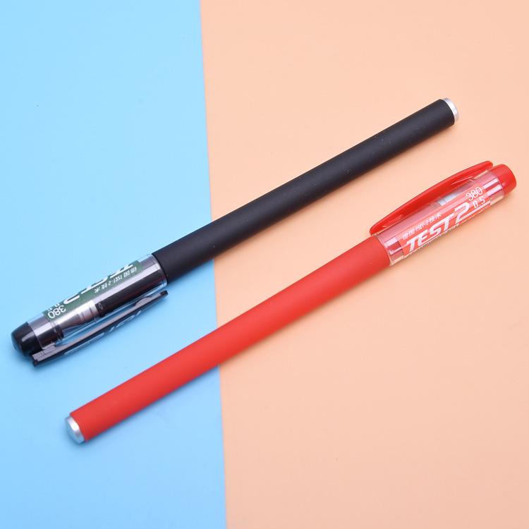 0.5mm Gel Pen with Frosted Barrel and Bullet Tip - Water-Based and Ideal for Office Use