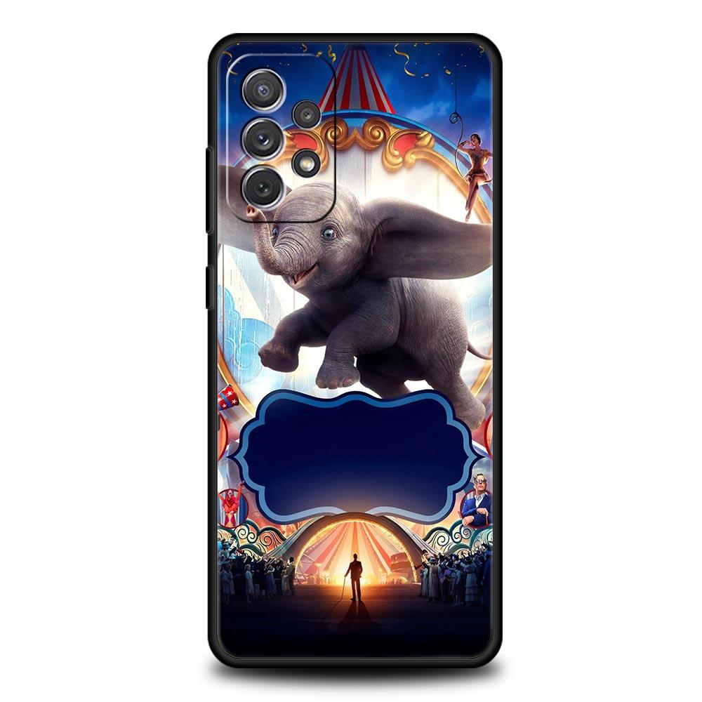 

Чехол для телефона с милым мультяшным слоном Дамбо для Samsung Galaxy A51 A53 A71 A21S A12 A11 A31 A41 A01 A03s A22 A23 A33 A73 A13 5G Samsung A52 5G