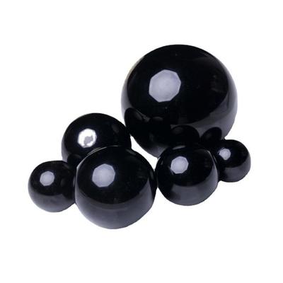 Polished Natural Obsidian Crystal Ball for Office Decoration