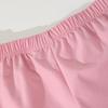 Bambina Estate Abbigliamento T-shirt a Manica Corta e Set di Pantaloncini Stampa Lettere Fiocco Outfit Casual
