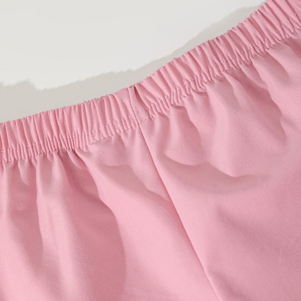 Bambina Estate Abbigliamento T-shirt a Manica Corta e Set di Pantaloncini Stampa Lettere Fiocco Outfit Casual