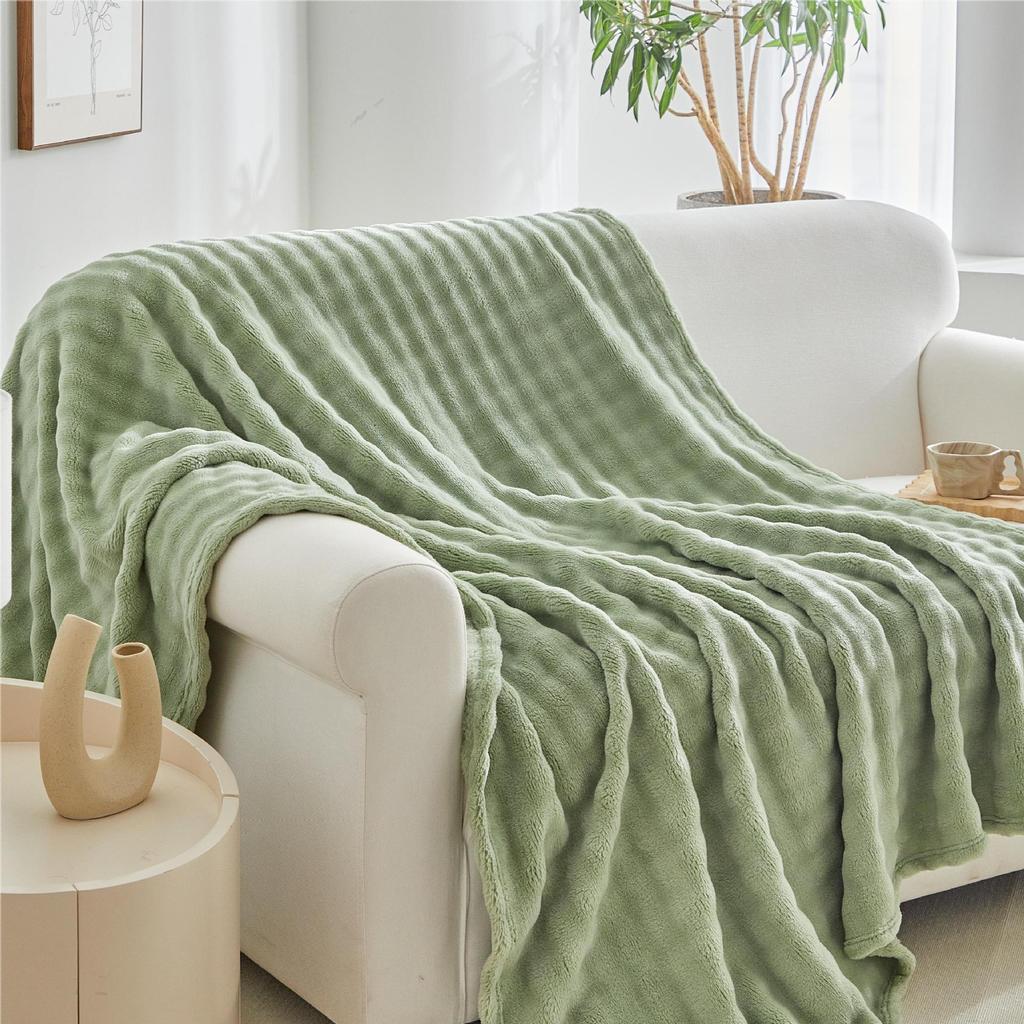 Air Conditioning Blanket Lamb Blanket Coral Flannel Sofa Cover Blanket Nap Office Cape Blanket Bubble Rabbit Flannel Blanket Coral Velvet Blanket