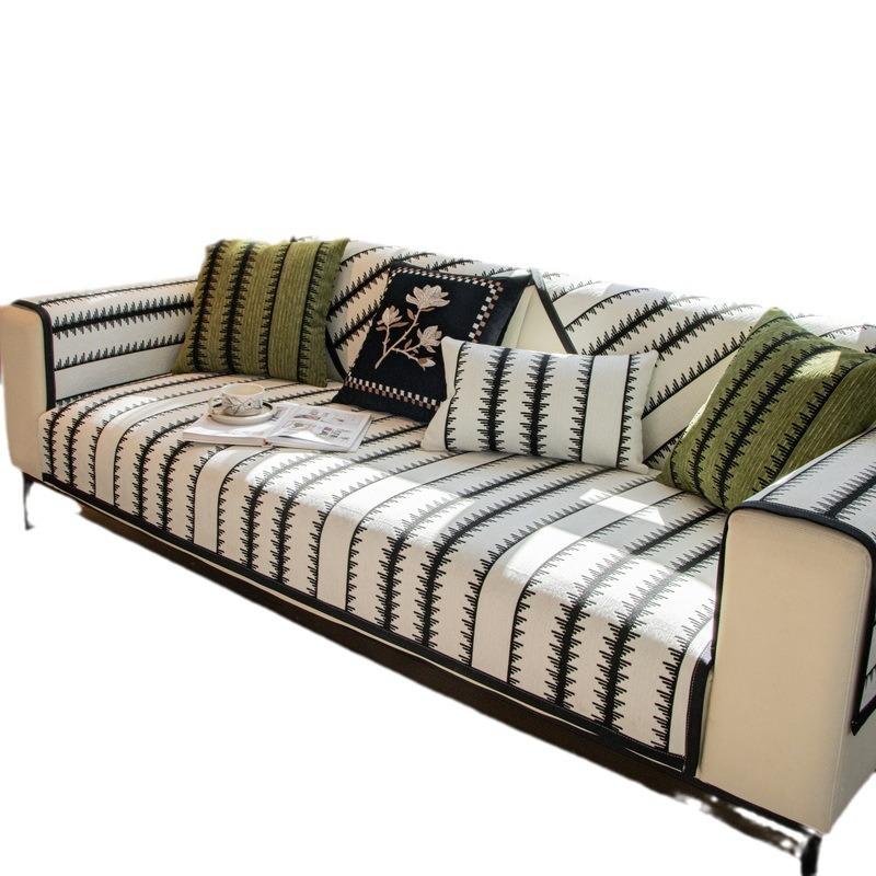 Chenier Sofa Cushion  New Four-Season Universal High-End Light Luxury High-End Sense Thickened Non-Slip Medieval Seat Cushion