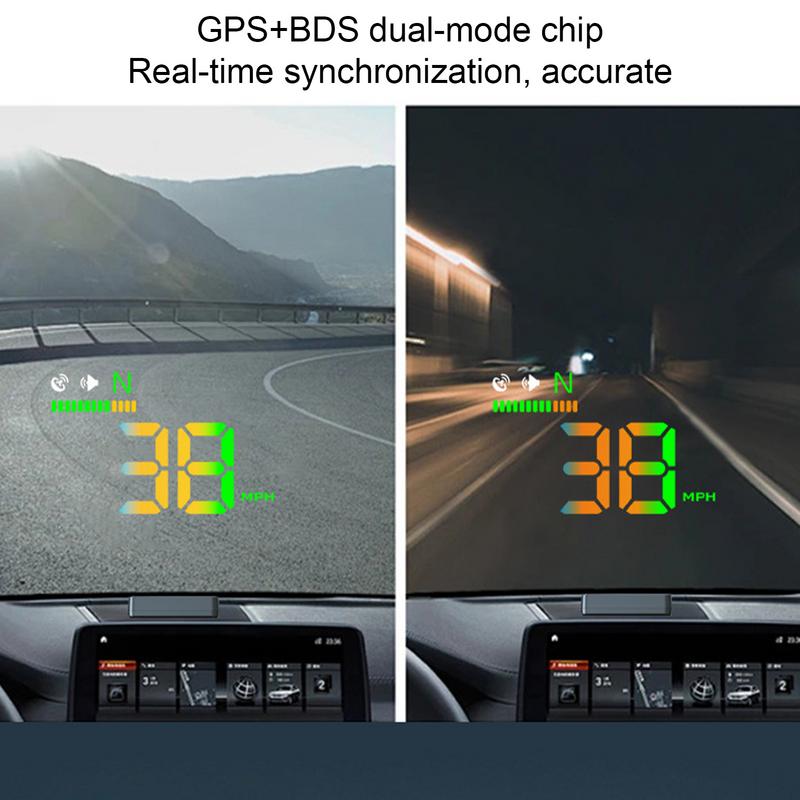Heads Up Display For Cars Speedometer HUD Display For Windshield Vehicles Head Up Display Car Accessories For Display Driving
