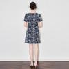 High-Quality Retro French Sequin Embroidered Denim Skirt—Slim Fit Fashion for Women