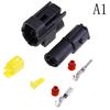 1 Set 1/2/3/4/6/8/10/12 Pin Way Waterproof Wire Connector Plug Car Connectors