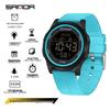Sanda Fashion Multi-Functional Waterproof Luminous Electronic Wristwatch for Men and Women