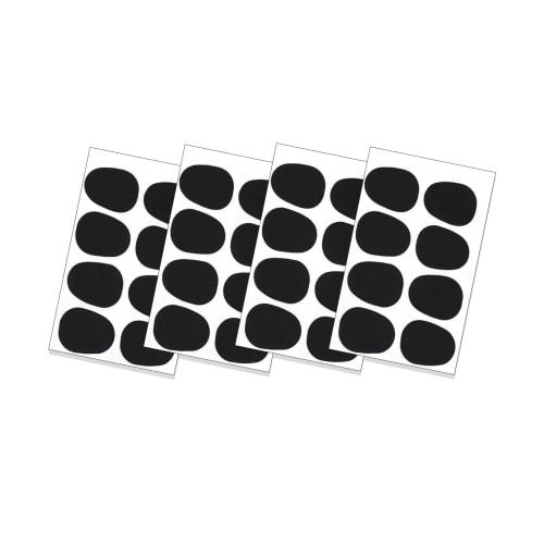 Mirhua Saxophone Mouthpiece Cushions, 0.8mm Black Rubber, Practical, Protective, Deformation-Resistant, Ultra-Durable, Easy to Use, Great for Beginner