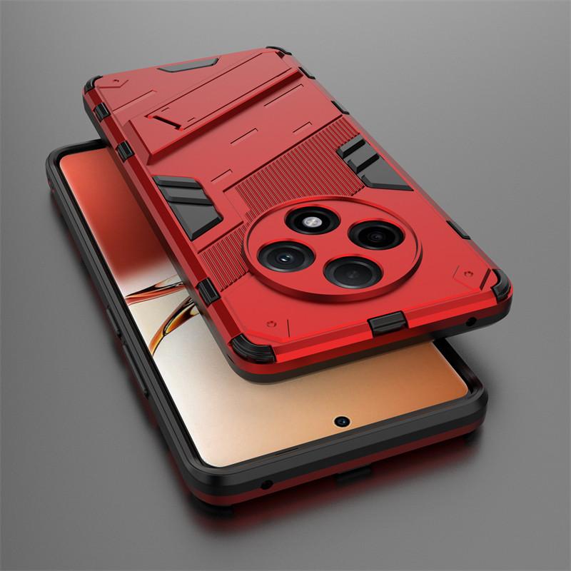 

Для OPPO A3 Pro Чехол OPPO A3 Pro Чехол Роскошный Бронированный ПК Бампер Ударопрочный ТПУ Силиконовый Защитный Чехол для Телефона OPPO A3 Pro OPPO A3 Pro China красный