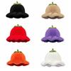 Tomato Winter Fisherman Hat Rolled-up Beanie Hat Cute Plush Bucket Hat  Outdoor