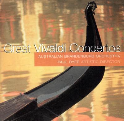 CD VIVALDI, DYER; AUS BRANDENBURG ORCH - Vivaldi: Great Concertos Non Japan Classical Used