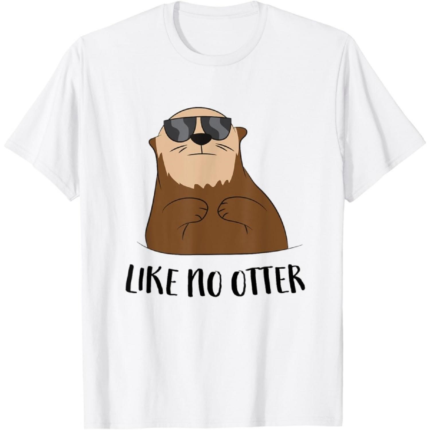 Otter Like No Otter Funny Sea Otter Otter T-Shirt XXXXXL белый