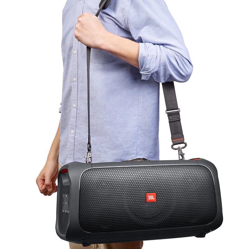 JBL PartyBox On-The-Go Portable Bluetooth Speaker with Wireless Mic