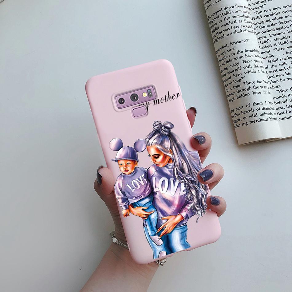 For Samsung Galaxy Note 9 Case Cover Cute Cat Cartoon silicon Back Cover TPU Funda For Samsung Galaxy Note 9 Note9 Phone Case
