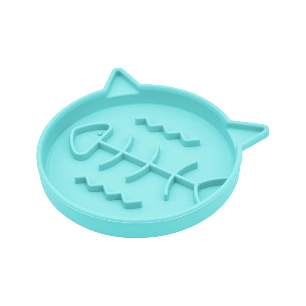 Pet Slow Food Bowl With Silicone Tape Suction Cup, Dog Licking Plate, Circular  Pet Meal Bowl,  And Dog Universal Slow Food Plate