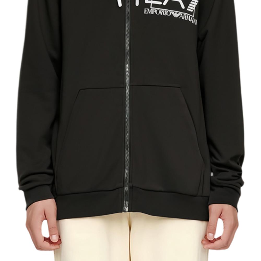EMPORIO ARMANI EA7 SS23 Sweatshirt Men's Black 3RPM53-PJ05Z-1200