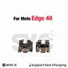 New USB Charging Board Port Dock Flex Cable Connector Microphone For Moto Edge 20 Lite S 30 40 50 Neo Fusion Ultra Pro Plus 2021