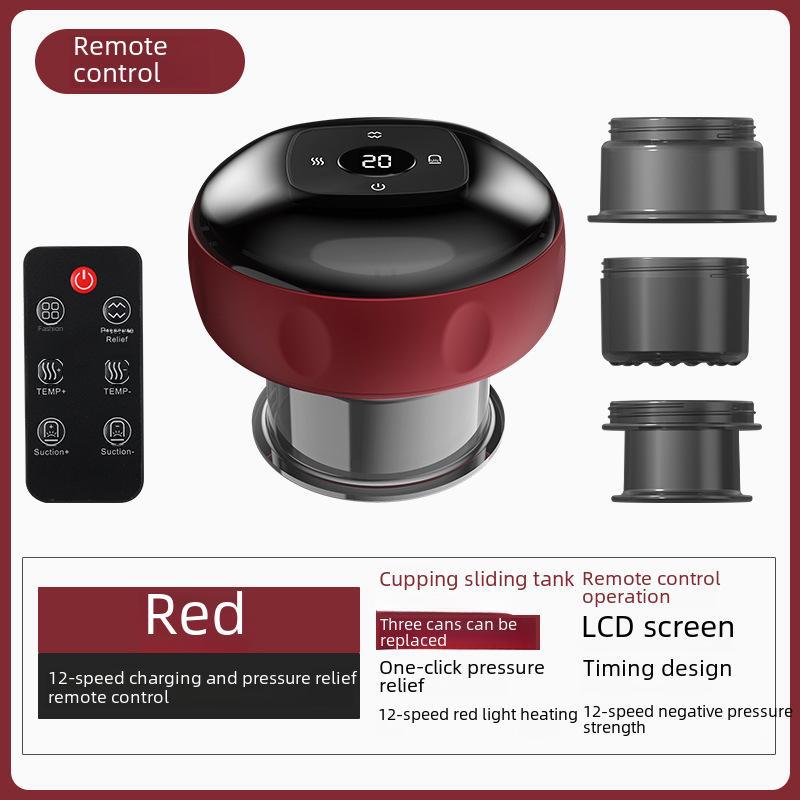 Smart Heating Suction Cupping Massager with Electric Breathing and Scraping Function
