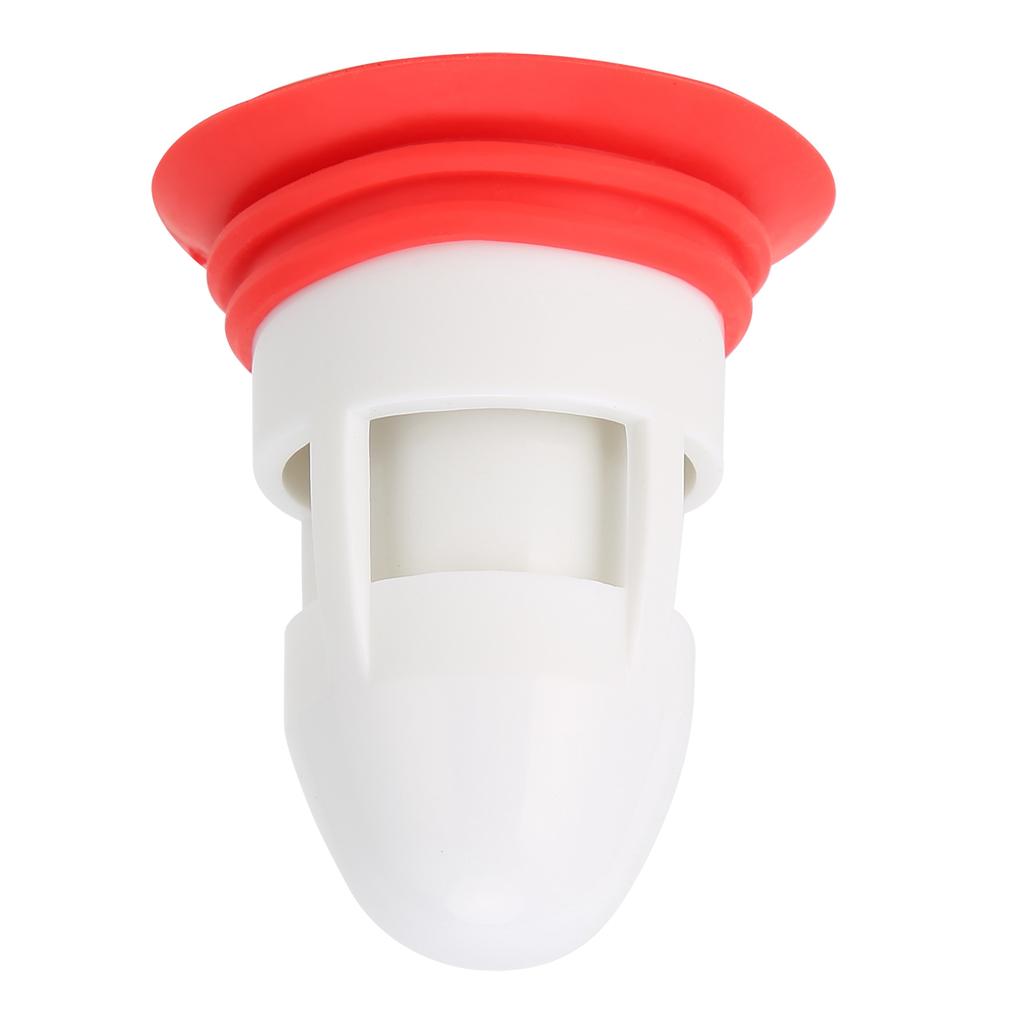 Deodorant Floor Drain Core AntiBlocking Drainage Sewer Strainer for Bathroom Kitchen(White Red )