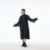 2026 Summer Japanese Retro Dark Pleated Sleeveless Dress – Slimming, Individual, Long