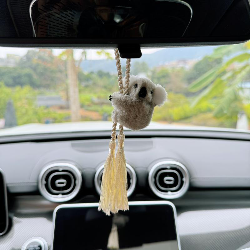 Creative and Cute Koala Car Pendant, Car Pendant, High-end Car Rearview Mirror Jewelry, Car Pendant