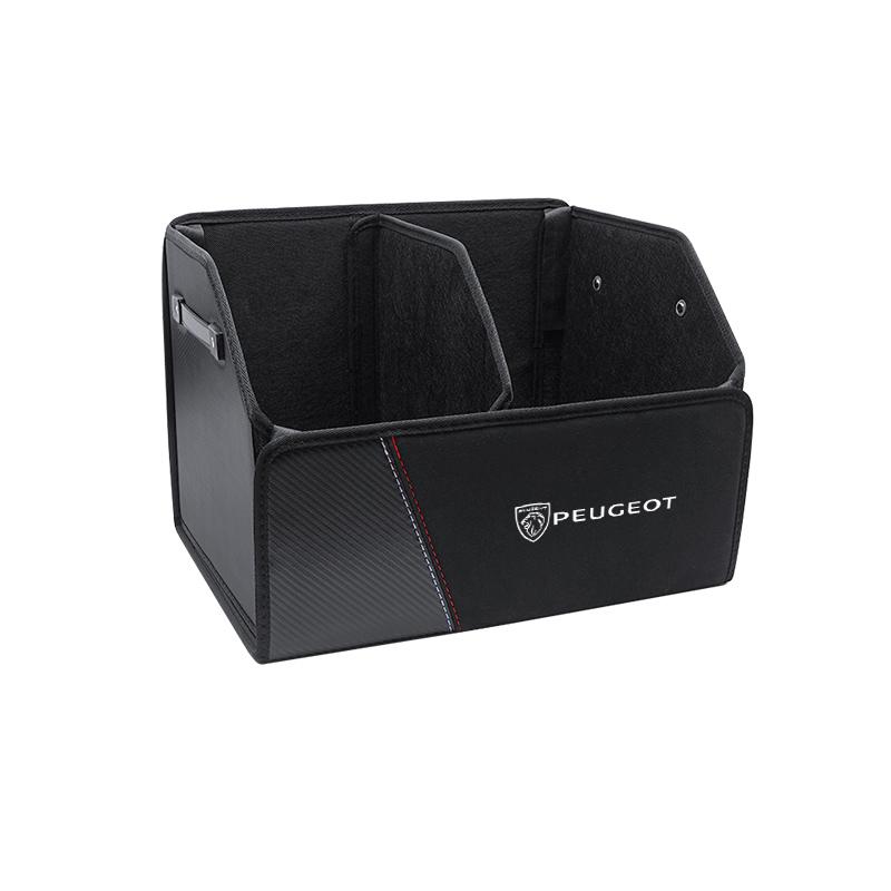 Folding Car Trunk Organizer Box Storage Bag Tools Tidying For Peugeot 208 308 206 307 207 3008 407 508 2008 5008 301 406 408 607