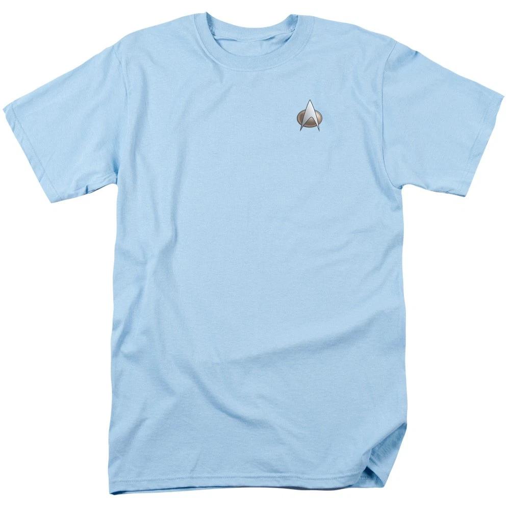 Star Trek Next Generation Science Emblem Slate Licensed Children s T-shirt 150