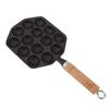Takoyaki Pan, 14 Hole Cast Iron Grill Pan with Excellent Heat Conductivity, for Kitchen Japanese Food Cooking